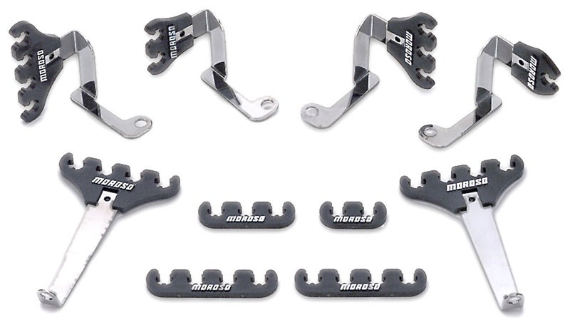 Moroso 72133 Wire Loom Kit, Small Block Ford, Black - Image 1